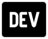 Logo of dev.to, a platform for software developers